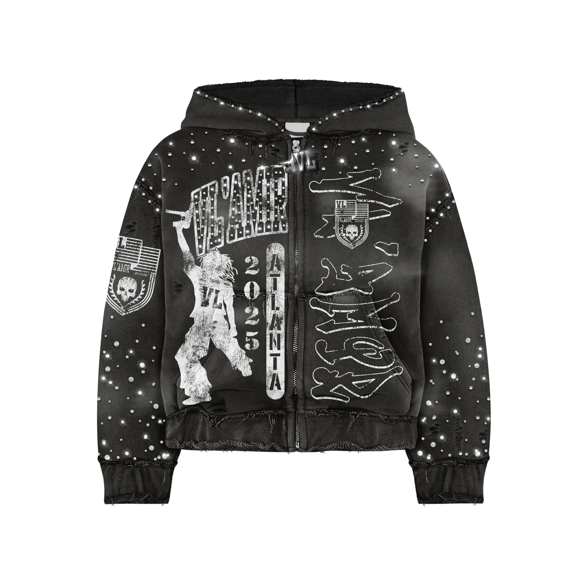 VL'AMIR BLACK ZIP-UP