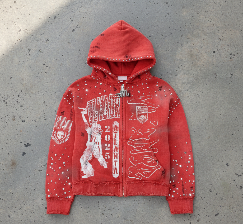 VL'AMIR RED ZIP-UP