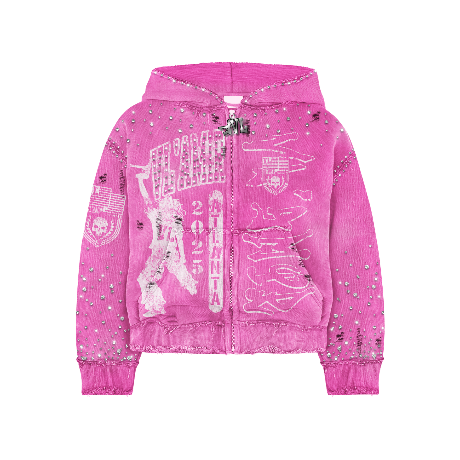 VL'AMIR PINK ZIP-UP
