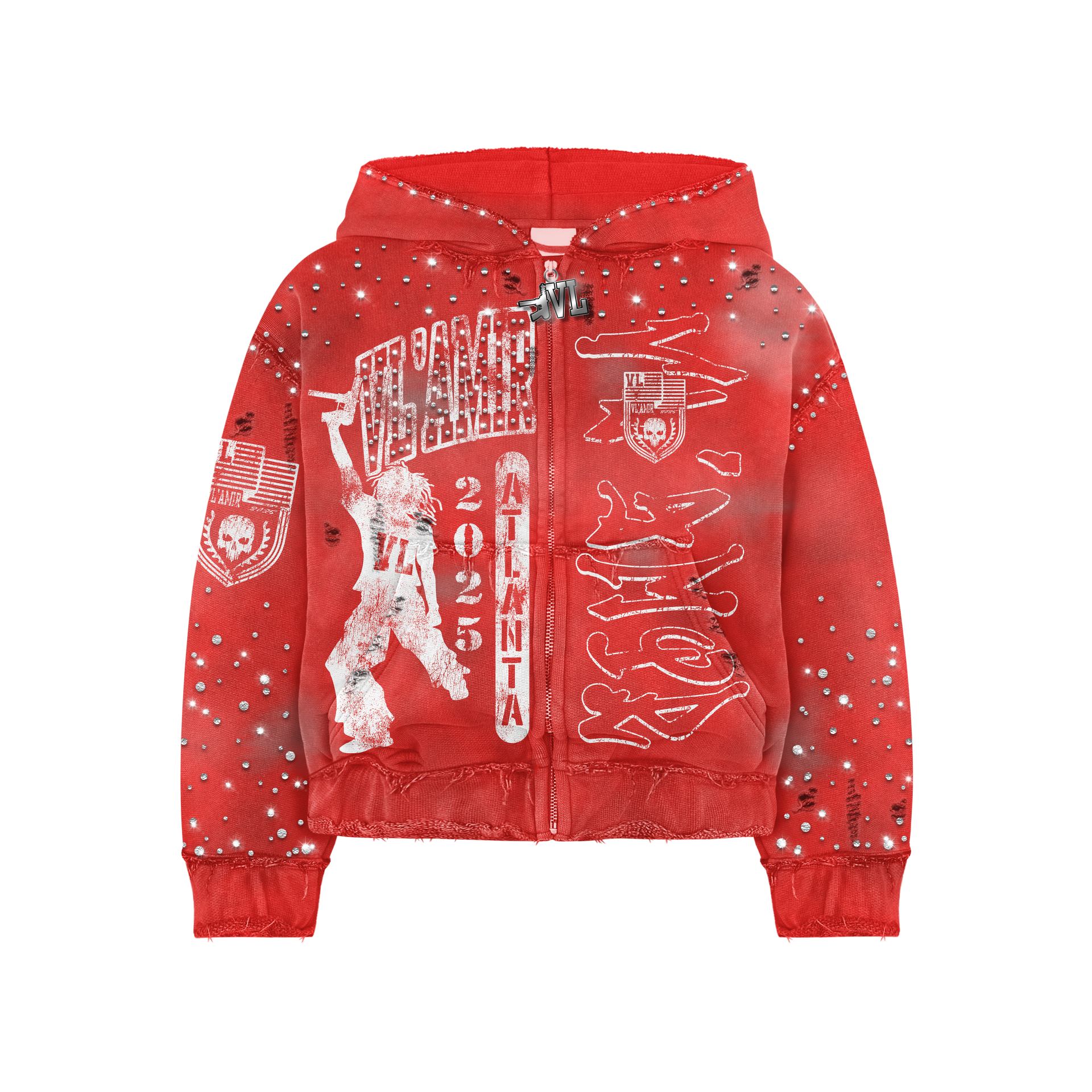 VL'AMIR RED ZIP-UP